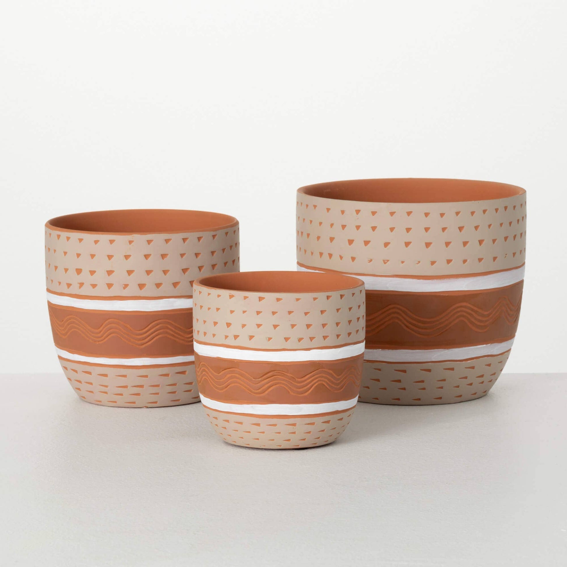 Striped Planters - Purpose + Passion Boutique