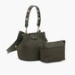 Suede Bucket Bag w/ Top Handle & Inner Bag - Purpose + Passion Boutique