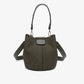 Suede Bucket Bag w/ Top Handle & Inner Bag - Purpose + Passion Boutique