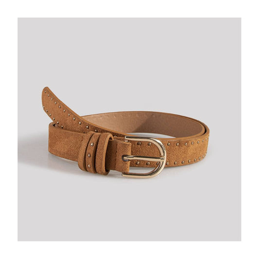Suede Studs With Western Style Straps Belt - Purpose + Passion Boutique