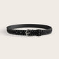 Suede Studs With Western Style Straps Belt - Purpose + Passion Boutique