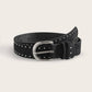Suede Studs With Western Style Straps Belt - Purpose + Passion Boutique