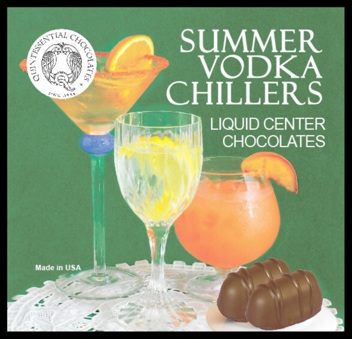 Summer Vodka Chillers Liquid Center Chocolate