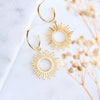 Sun Hoop Earrings - Purpose + Passion Boutique
