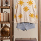 Sun Patched Loose Fit Sweater - Purpose + Passion Boutique
