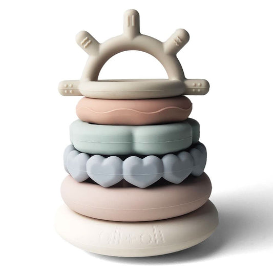 Sun Soft Silicone Stacking Ring Tower - Purpose + Passion Boutique
