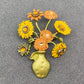 Sunflower Brooch In A Vase Brooch - Purpose + Passion Boutique