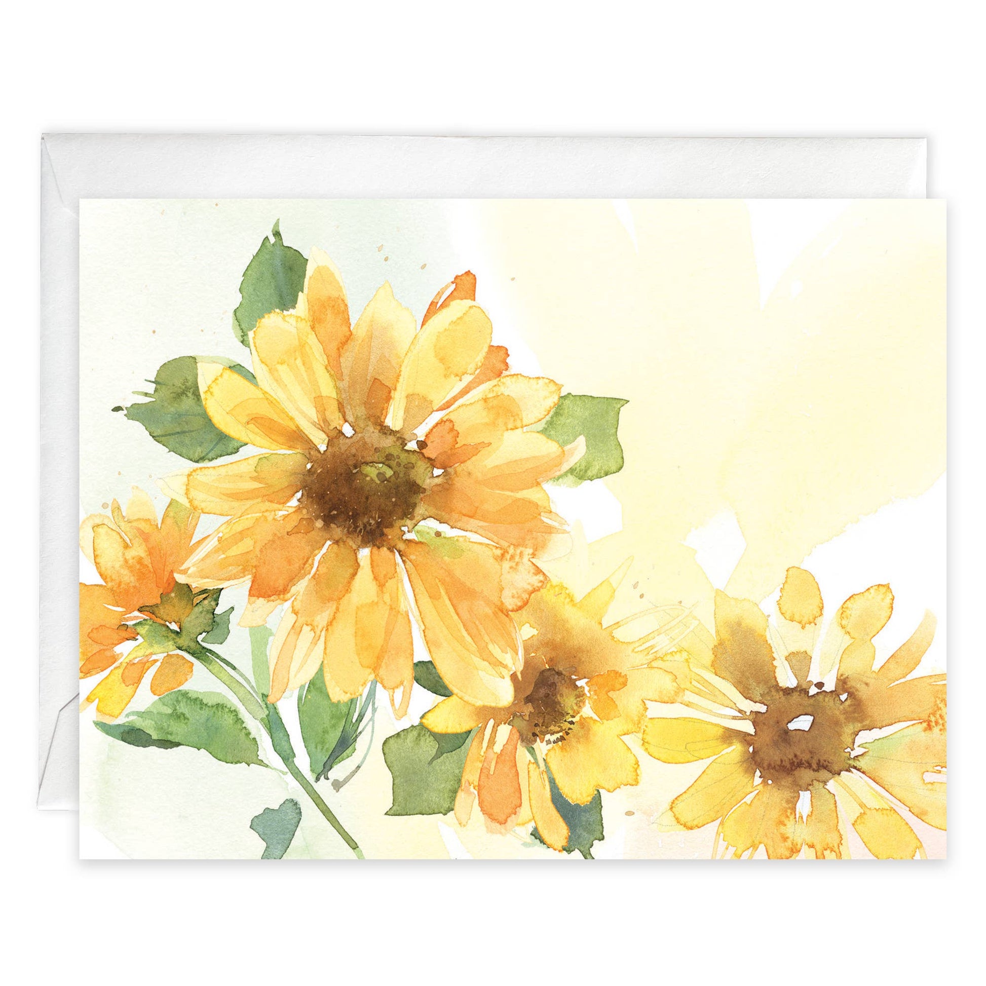 Sunflowers Blank Note Card - Pack of 8 - Purpose + Passion Boutique