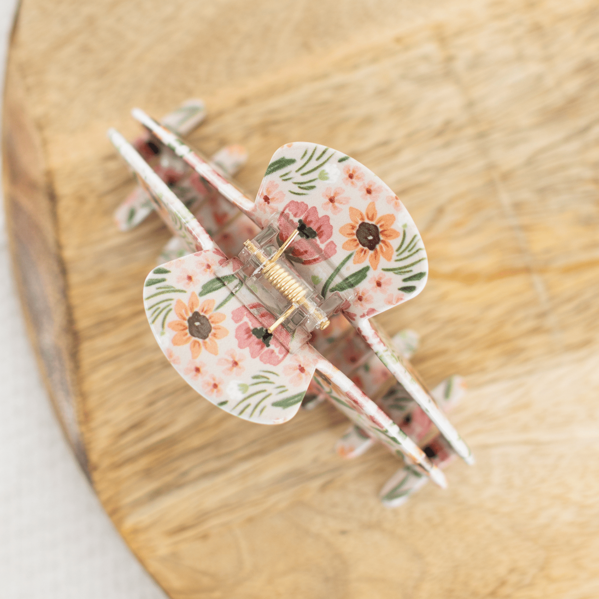 Sunny Poppies Claw Clip - Purpose + Passion Boutique