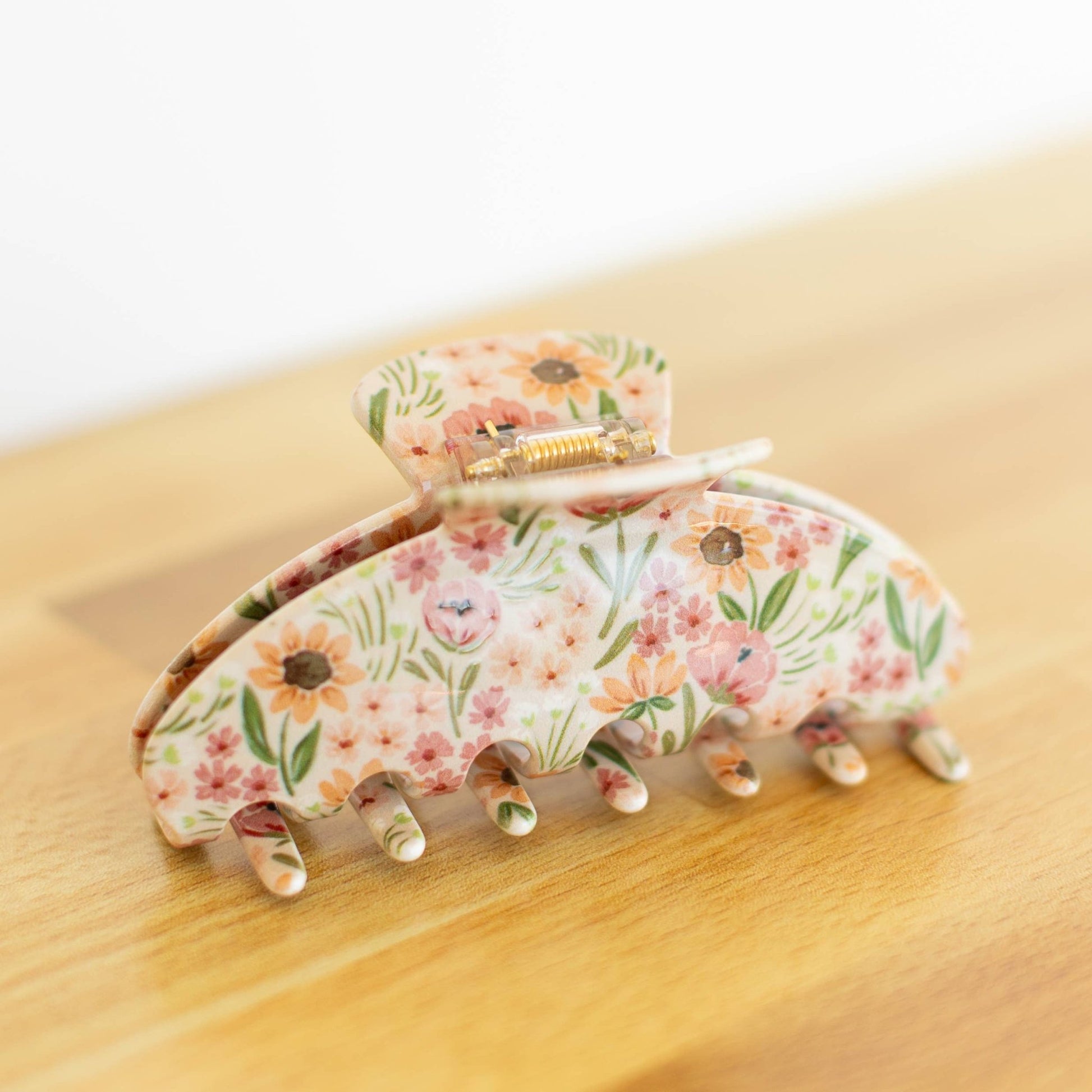 Sunny Poppies Claw Clip - Purpose + Passion Boutique