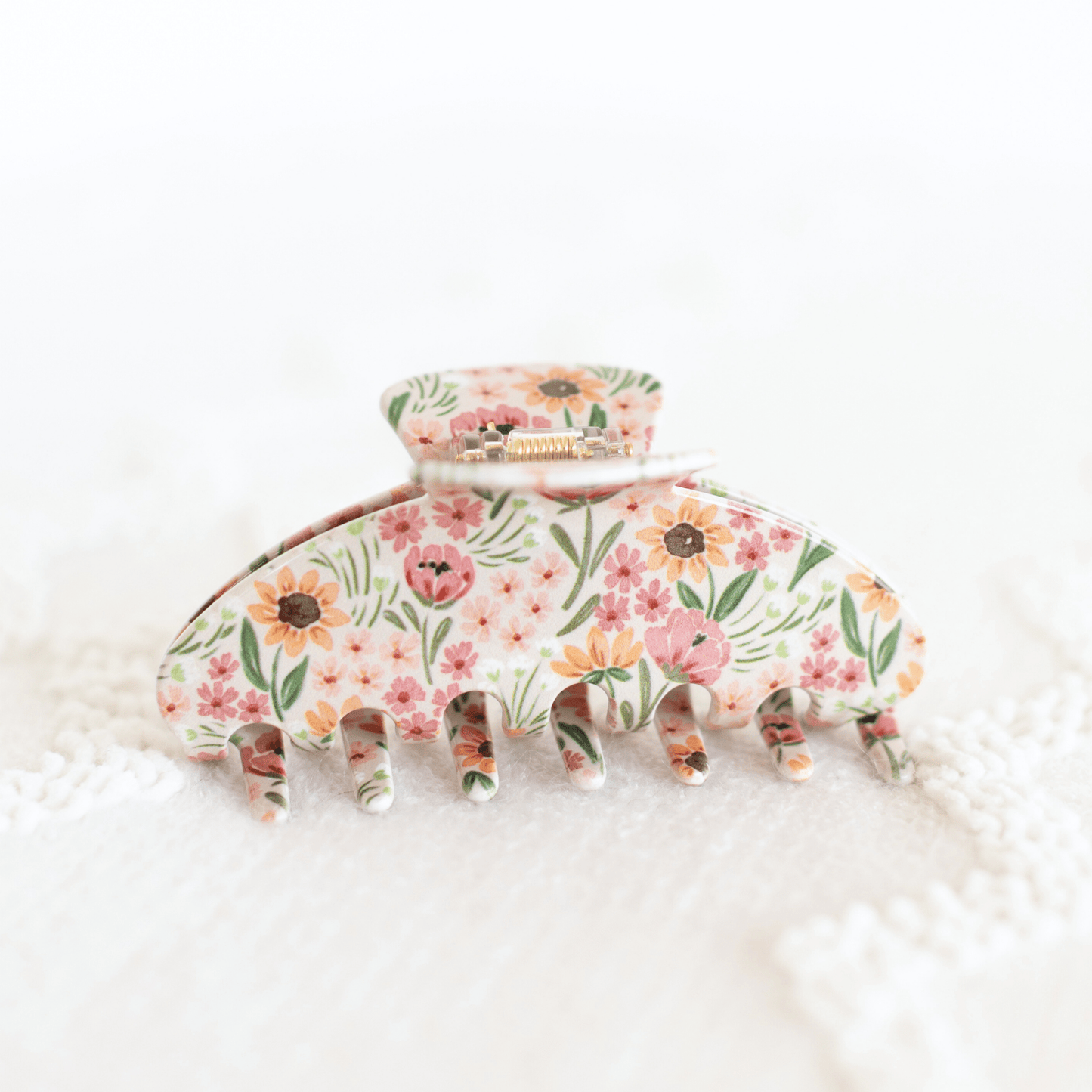 Sunny Poppies Claw Clip - Purpose + Passion Boutique