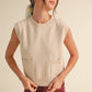 Sweater Vest with Pocket Detail - Purpose + Passion Boutique