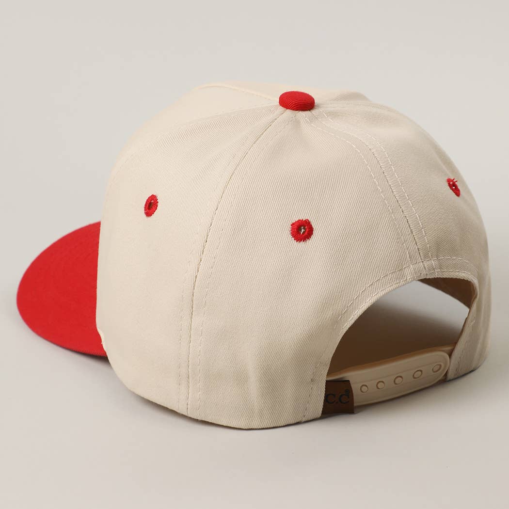 Sweet Hearts & Bows Embroidery Two - Tone Trucker Hat - Purpose + Passion Boutique