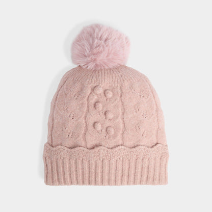 Sweet Scallop Knit Hat - Purpose + Passion Boutique