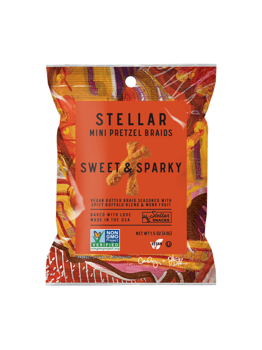 Sweet & Sparky Stellar Pretzel Braids - 1.5oz - Purpose + Passion Boutique