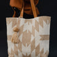 Tan & Cream Aztec Tote - Purpose + Passion Boutique