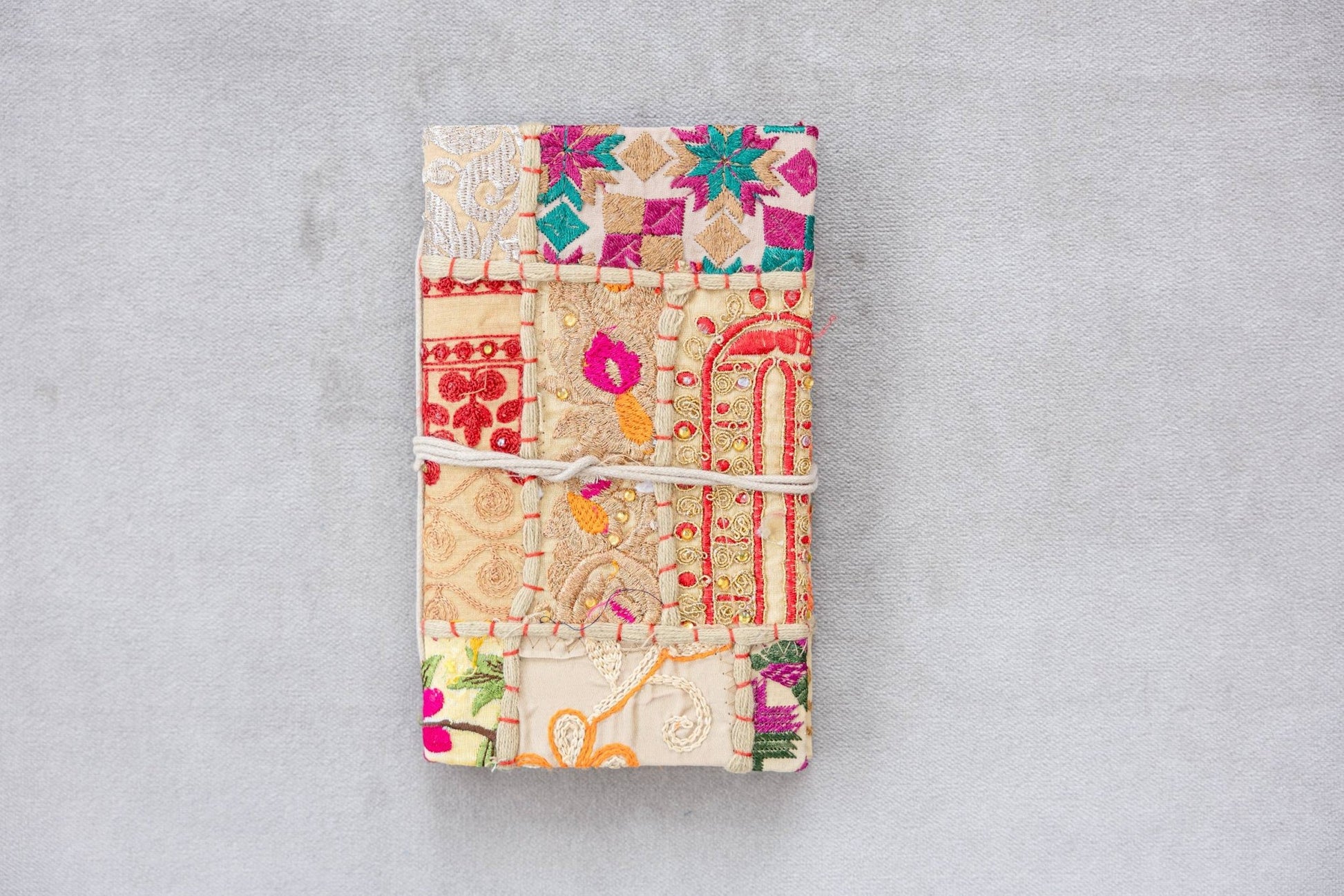 Tan Patchwork Journal - Purpose + Passion Boutique