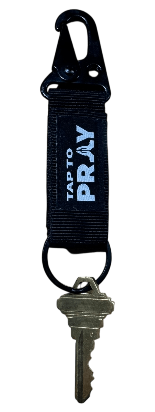 Tap To Pray™ - Tactical Carabiner Keychain - Purpose + Passion Boutique