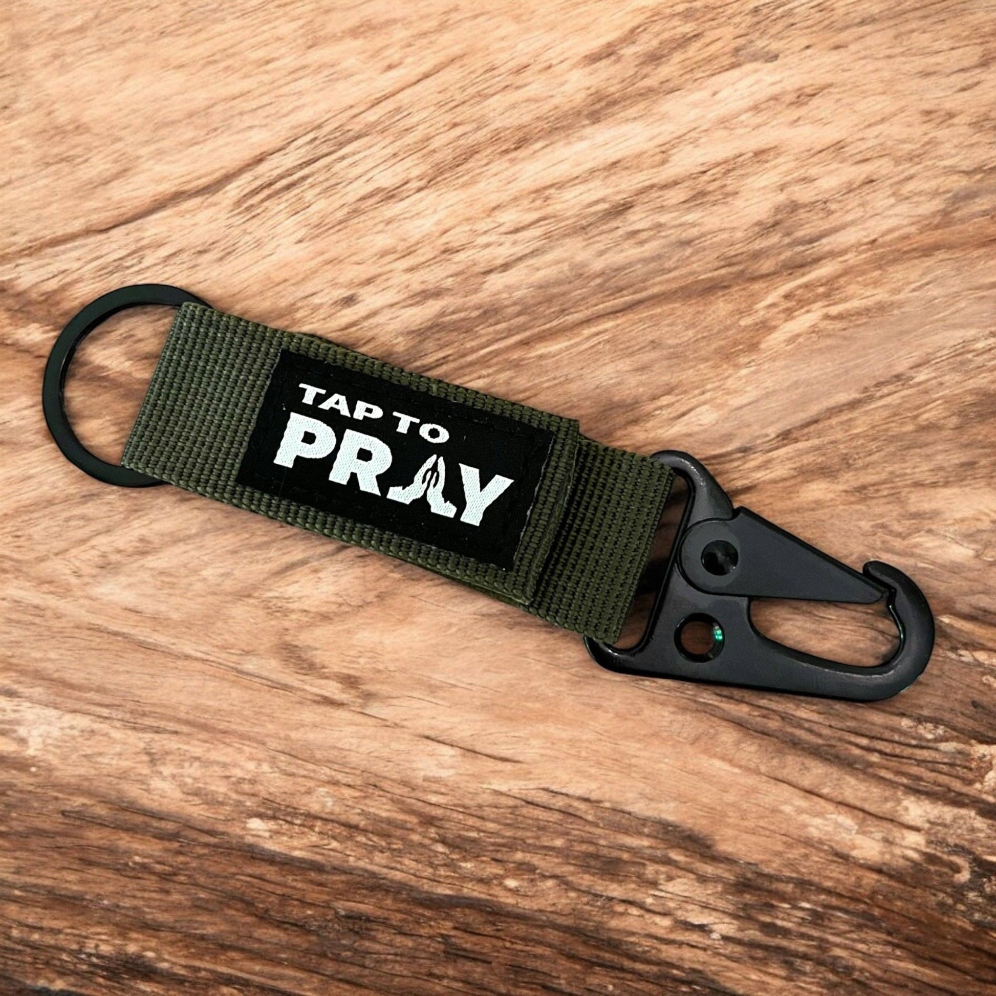 Tap To Pray™ - Tactical Carabiner Keychain - Purpose + Passion Boutique