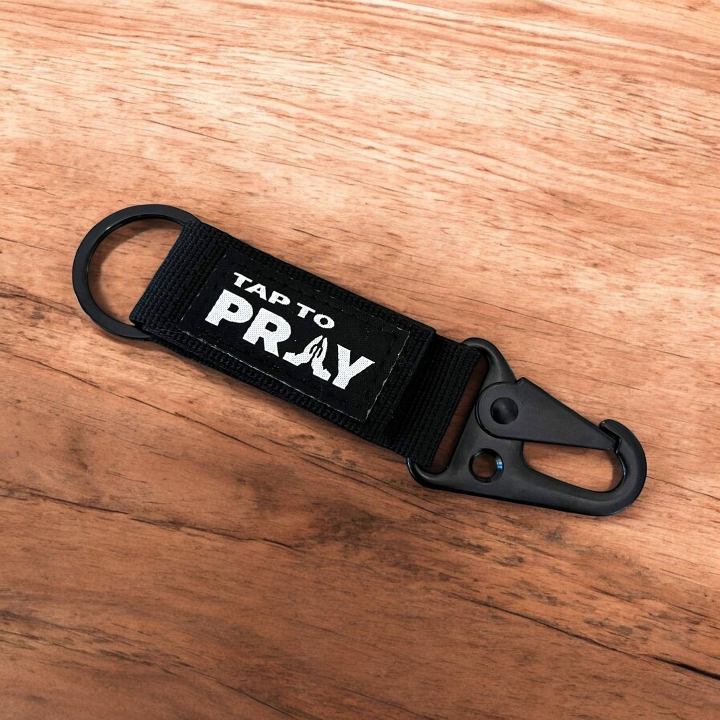 Tap To Pray™ - Tactical Carabiner Keychain - Purpose + Passion Boutique