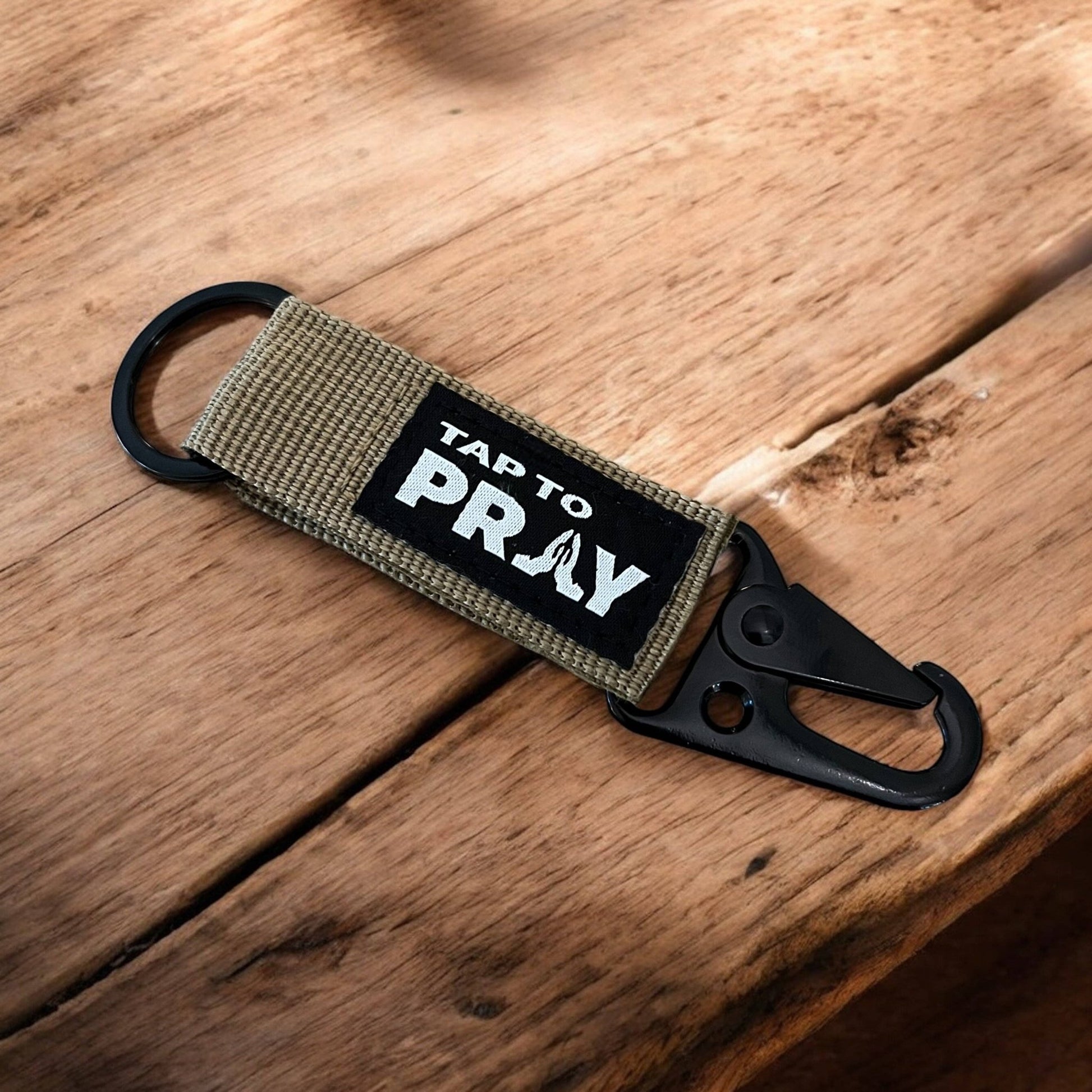 Tap To Pray™ - Tactical Carabiner Keychain - Purpose + Passion Boutique