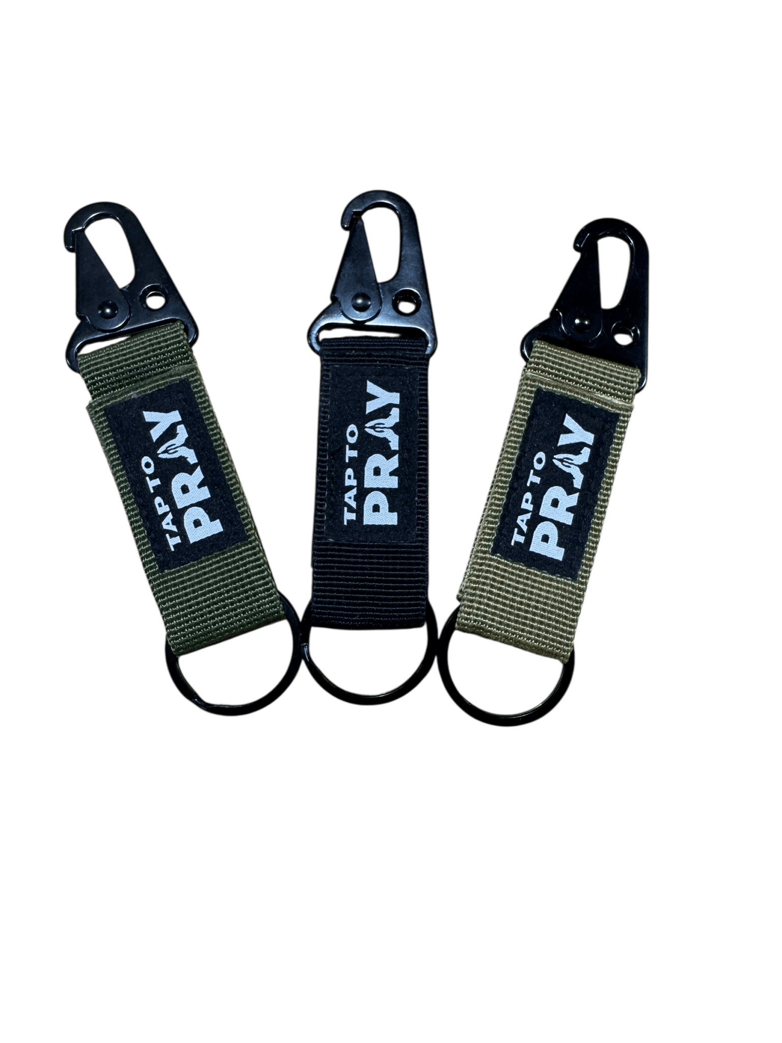 Tap To Pray™ - Tactical Carabiner Keychain - Purpose + Passion Boutique
