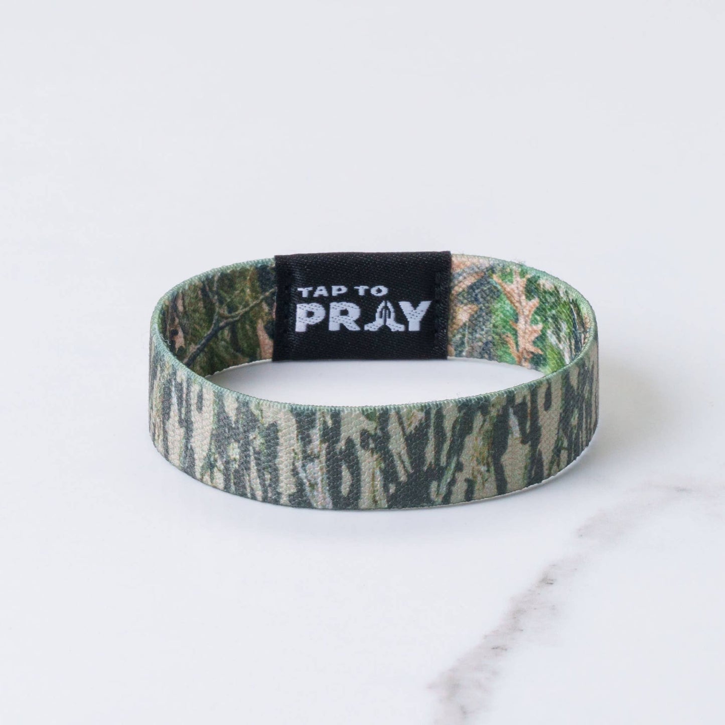 Tap To Pray™ Wristbands - Forest & Tree Bark Camo (XL) - Purpose + Passion Boutique