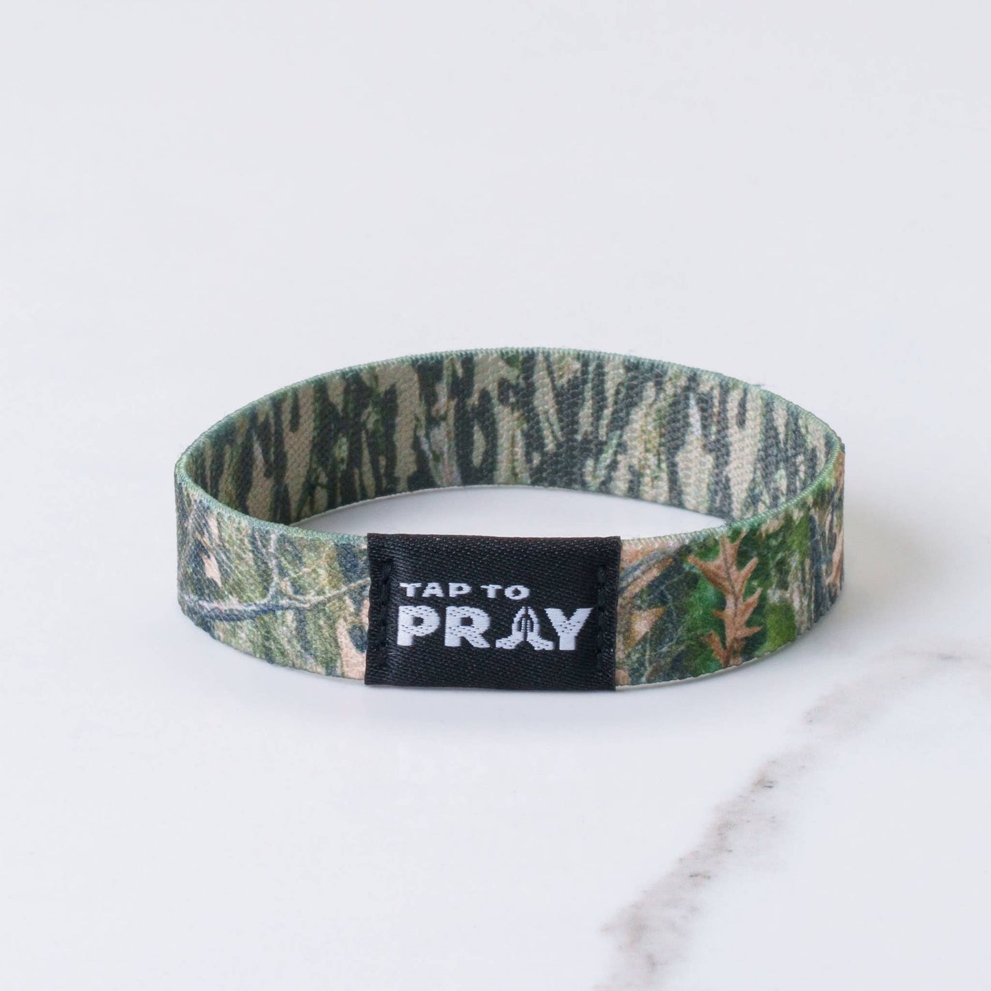 Tap To Pray™ Wristbands - Forest & Tree Bark Camo (XL) - Purpose + Passion Boutique
