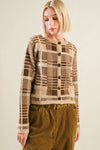 Taupe Brown Knit Sweater Cardigan - Purpose + Passion Boutique