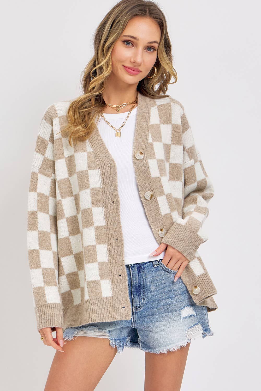 Taupe Everyday Sweater Cardigan - Purpose + Passion Boutique