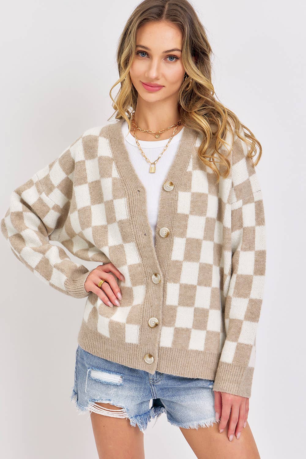 Taupe Everyday Sweater Cardigan - Purpose + Passion Boutique