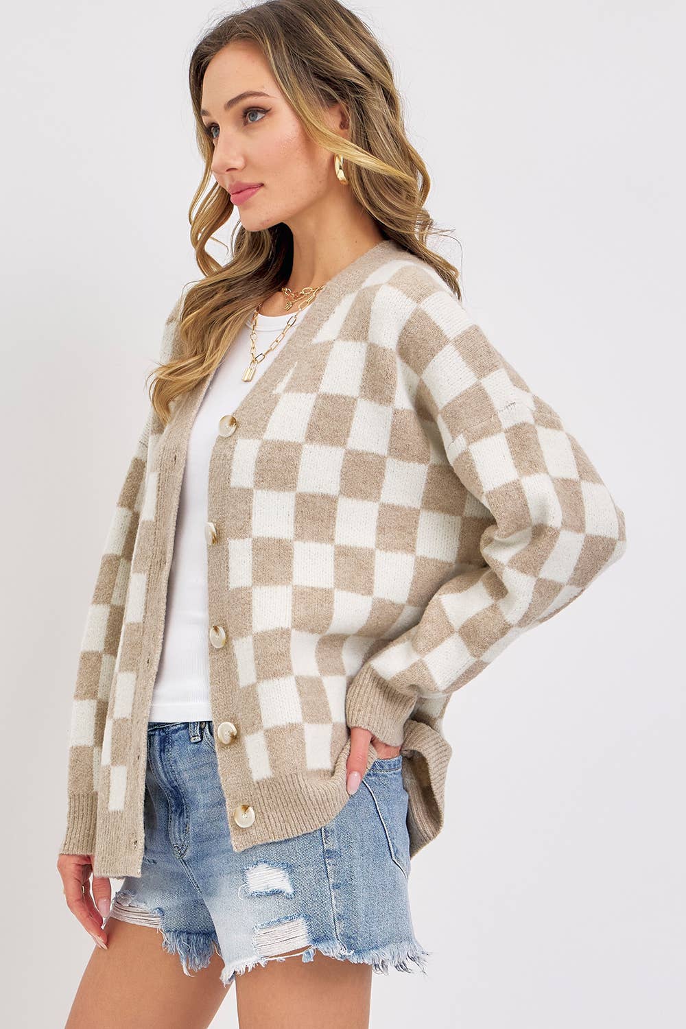 Taupe Everyday Sweater Cardigan - Purpose + Passion Boutique