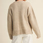 Taupe Front Patch Pocket Sweater - Purpose + Passion Boutique