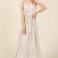 Taupe Stripe Fit & Flare Maxi Sundress - Purpose + Passion Boutique