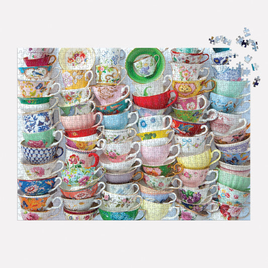 Teacups 1000 Piece Puzzle - Purpose + Passion Boutique