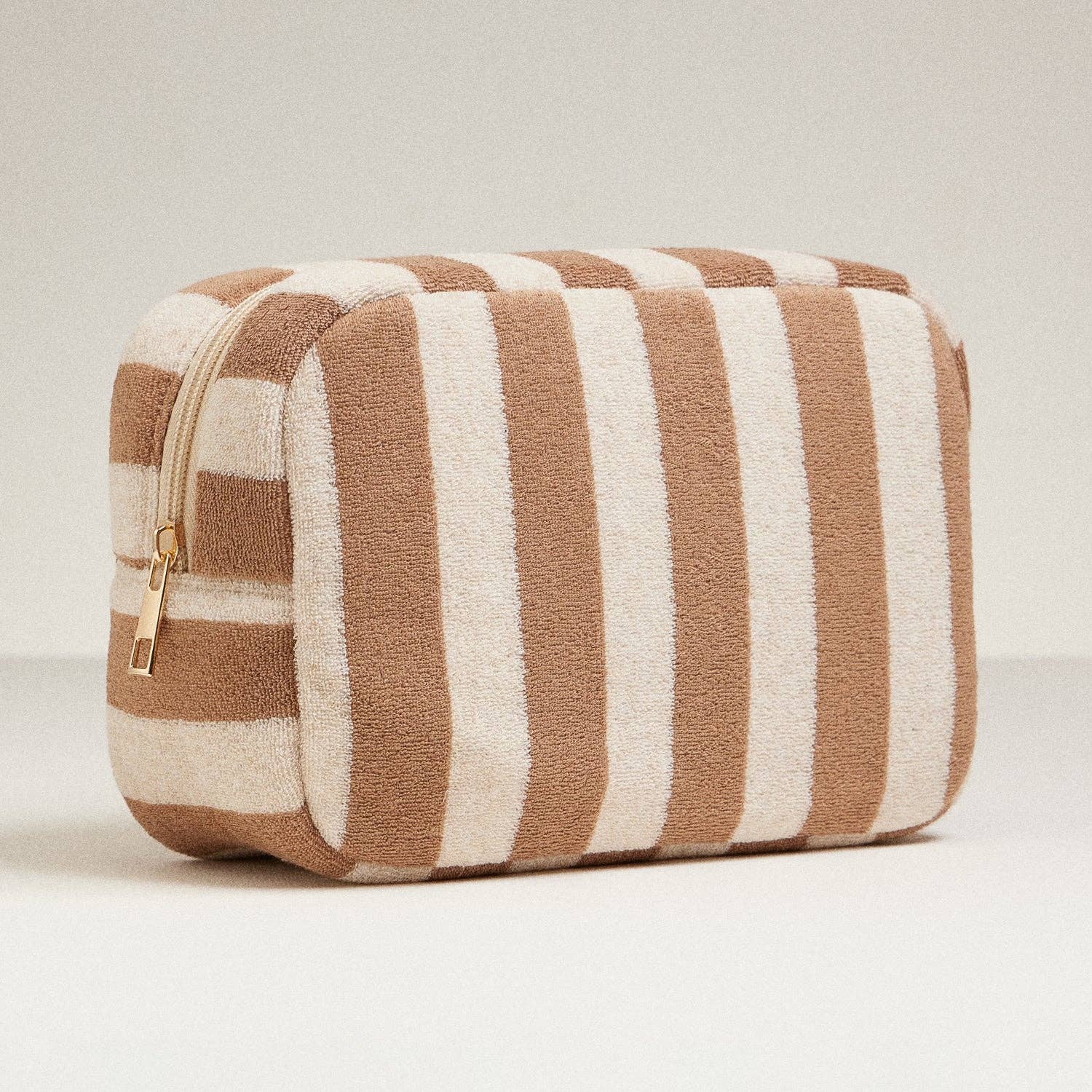 Terry Fabric Striped Multi - Purpose Pouch - Purpose + Passion Boutique