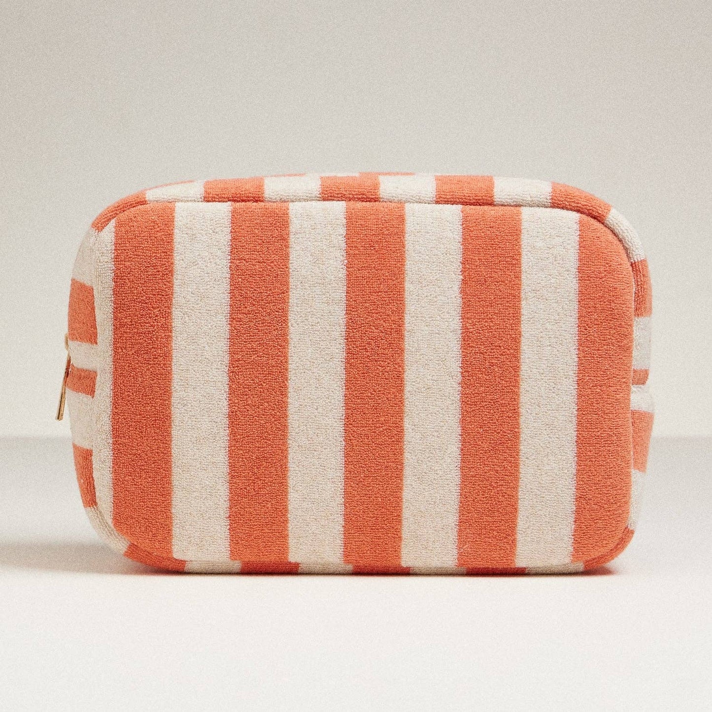 Terry Fabric Striped Multi - Purpose Pouch - Purpose + Passion Boutique