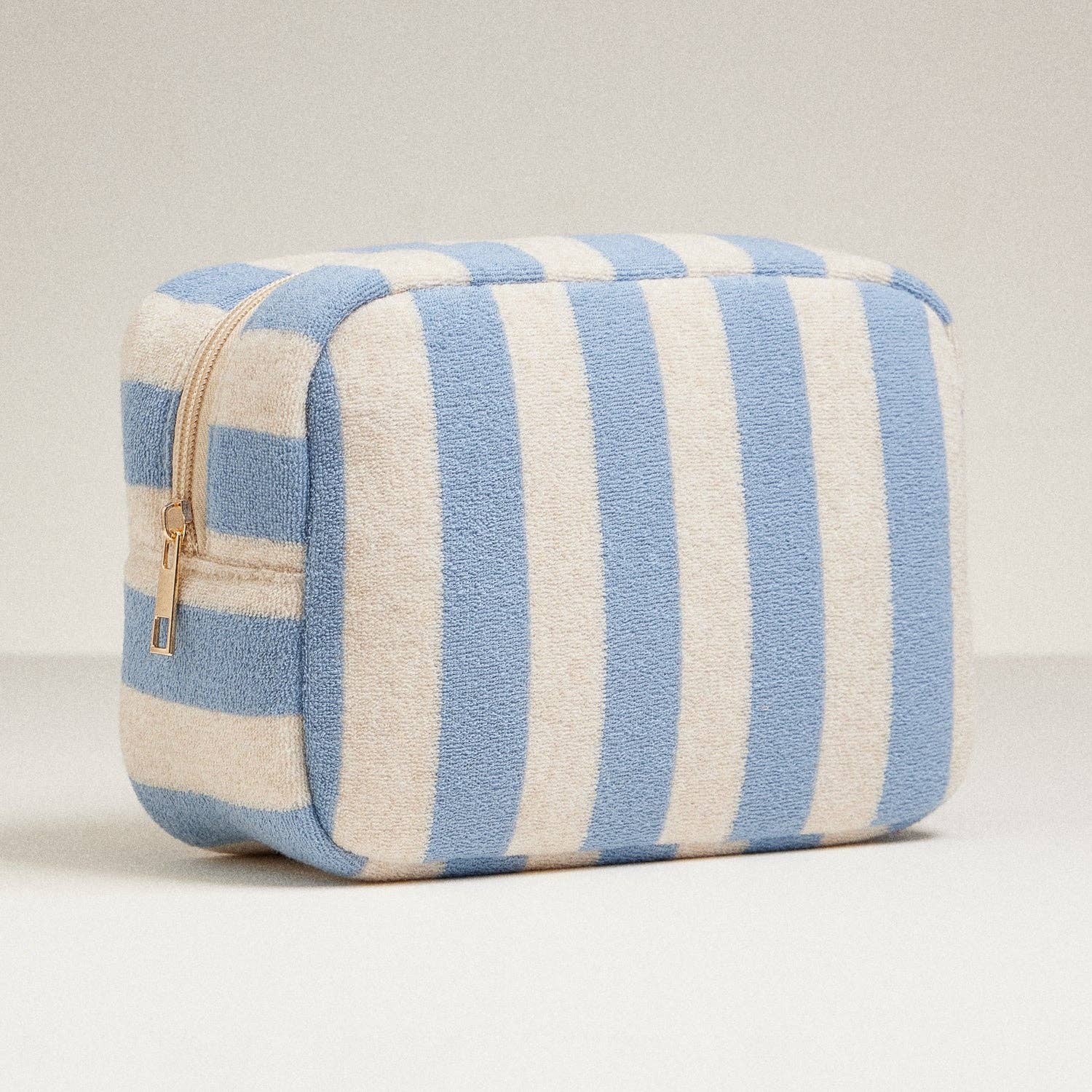 Terry Fabric Striped Multi - Purpose Pouch - Purpose + Passion Boutique