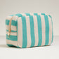 Terry Fabric Striped Multi - Purpose Pouch - Purpose + Passion Boutique