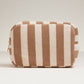 Terry Fabric Striped Multi - Purpose Pouch - Purpose + Passion Boutique