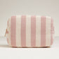 Terry Fabric Striped Multi - Purpose Pouch - Purpose + Passion Boutique