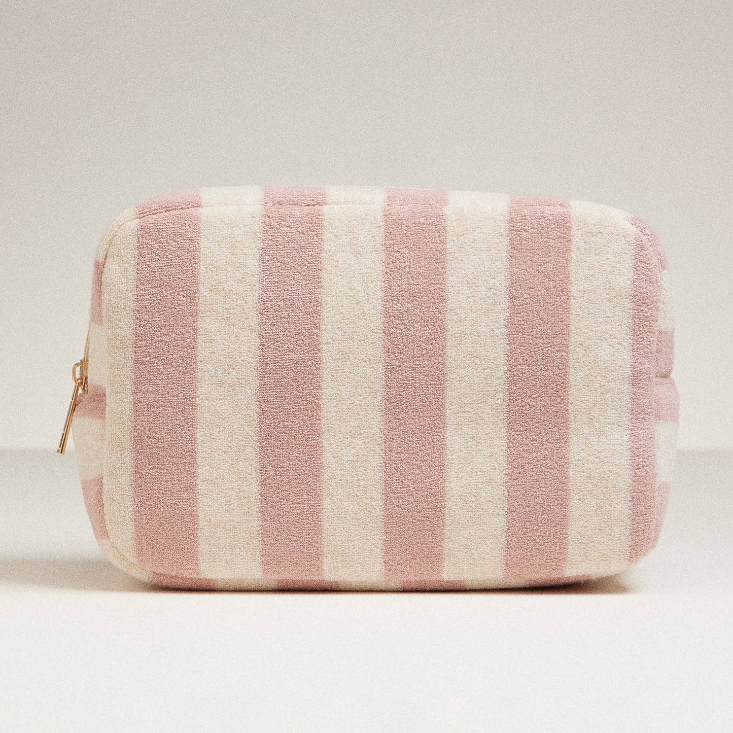 Terry Fabric Striped Multi - Purpose Pouch - Purpose + Passion Boutique