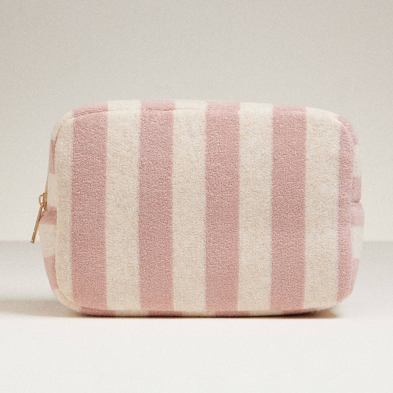 Terry Fabric Striped Multi - Purpose Pouch - Purpose + Passion Boutique