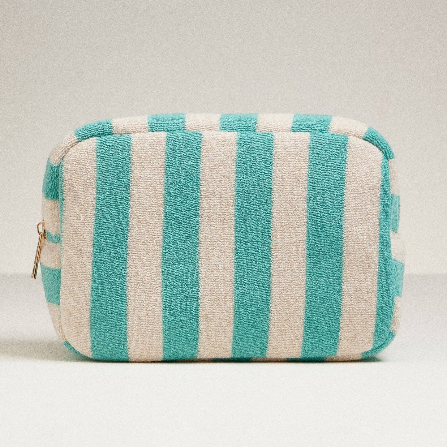 Terry Fabric Striped Multi - Purpose Pouch - Purpose + Passion Boutique