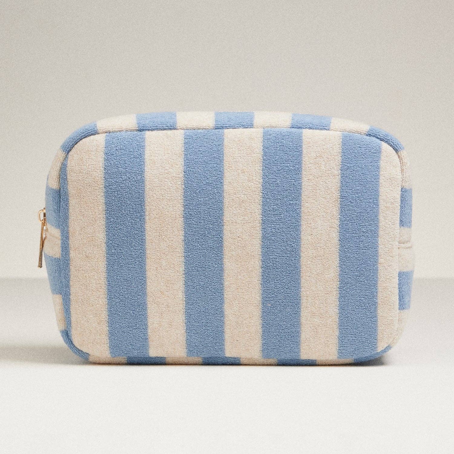 Terry Fabric Striped Multi - Purpose Pouch - Purpose + Passion Boutique