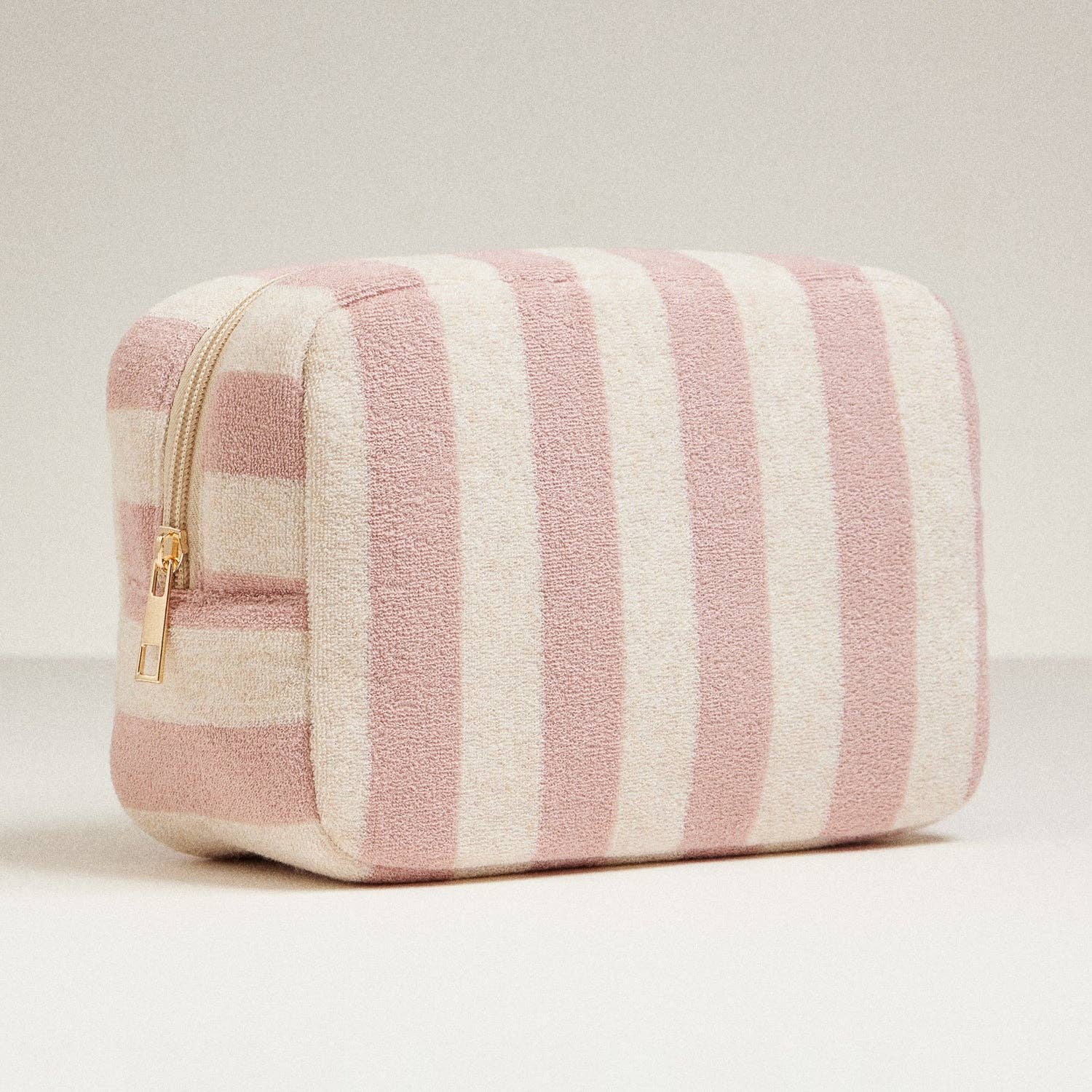 Terry Fabric Striped Multi - Purpose Pouch - Purpose + Passion Boutique