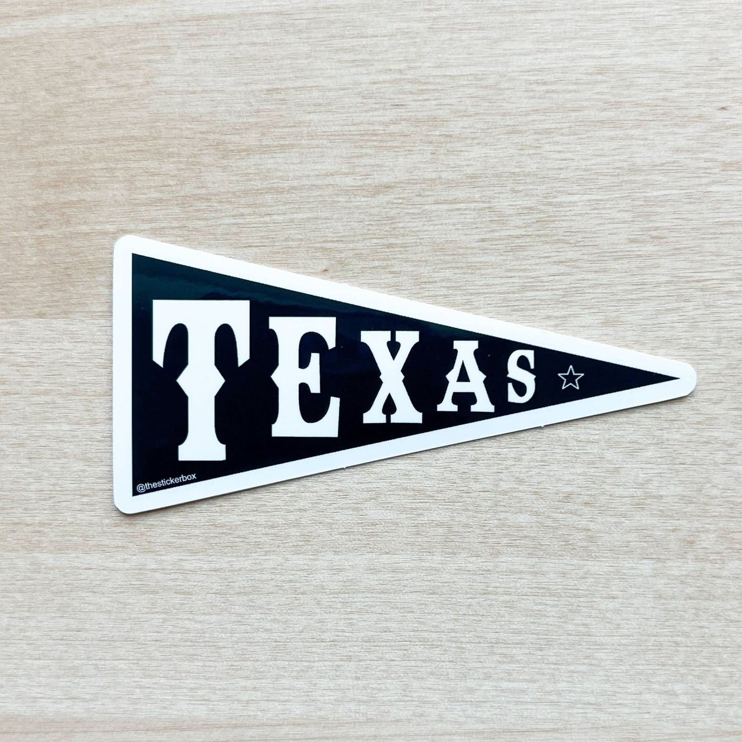 "Texas Banner" Sticker - Purpose + Passion Boutique