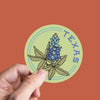 Texas Bluebonnet Sticker - Purpose + Passion Boutique