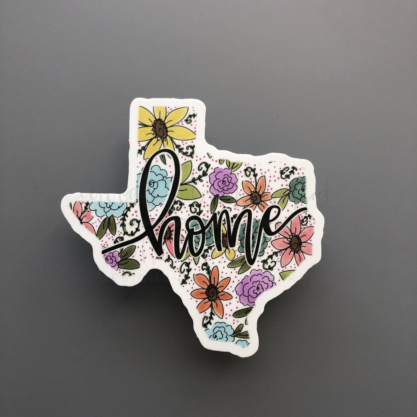 Texas Floral HOME Sticker - Purpose + Passion Boutique