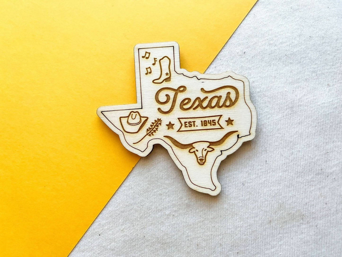 Texas Home Town Magnet - Purpose + Passion Boutique